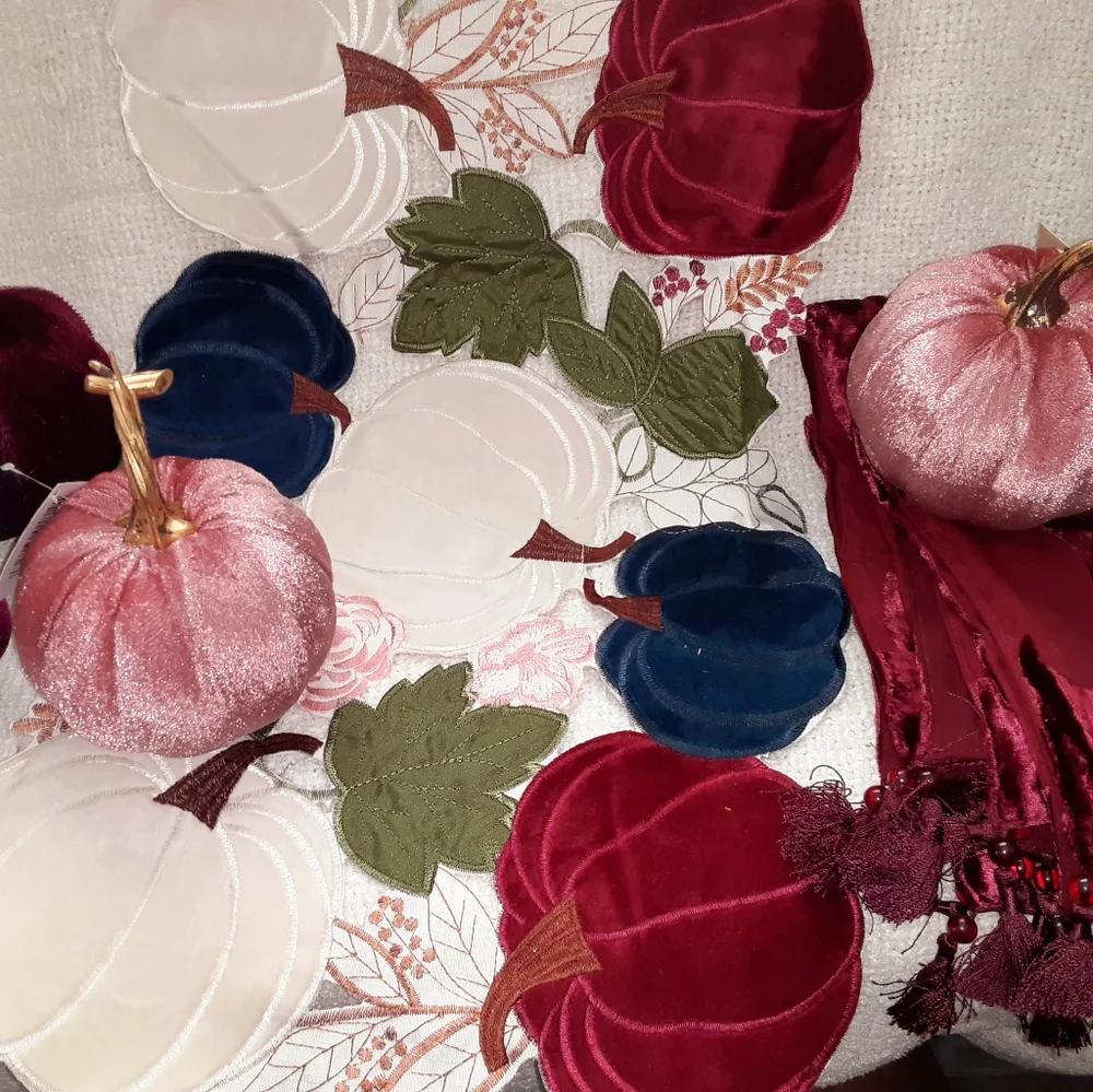 Fall Decoration Burgundy Rose 10 Piece Bundle